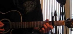 Play "Paint it Black" by the Rolling Stones on guitar