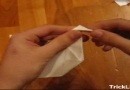 Origami a folded paper bird