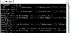 Install and use ndiswrapper in linux
