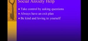 Overcome social anxiety