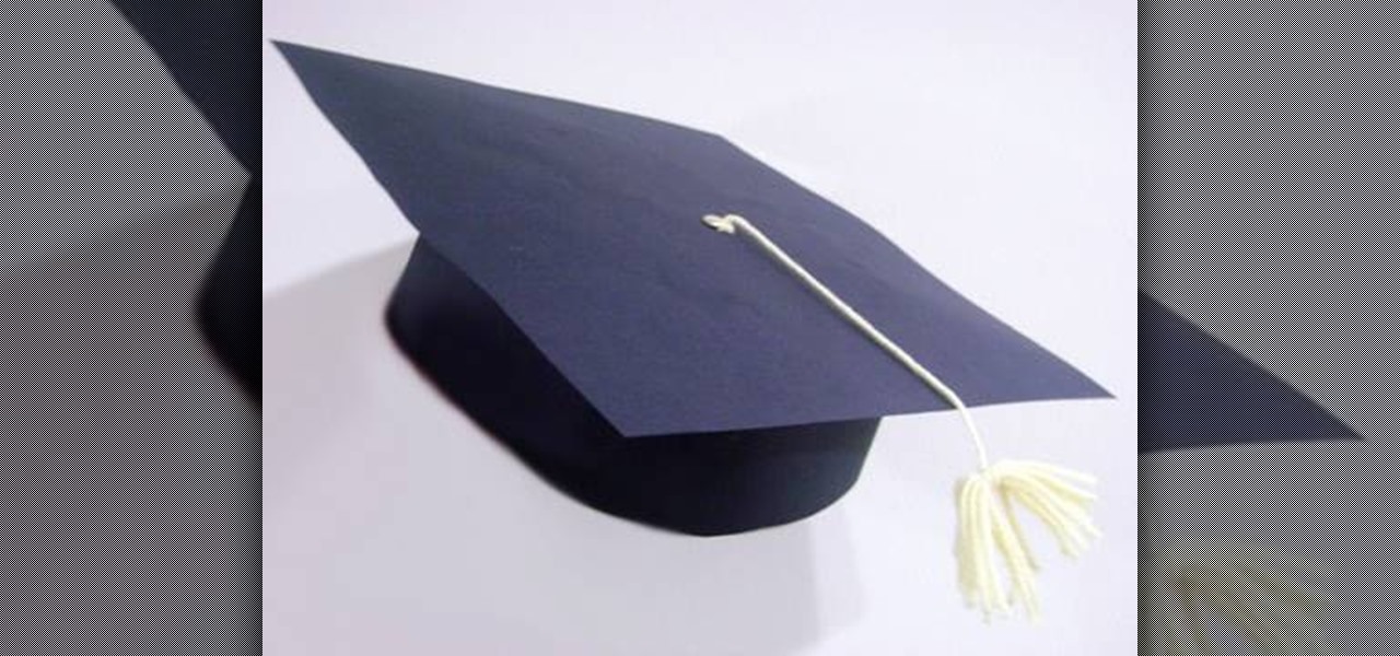 how to make a paper graduation hat