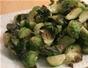 Make roasted Brussels sprouts with truffle oil