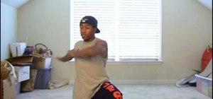Do a hip hop knee spin dance move