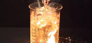 How to Light Sparklers Submerged in Liquid