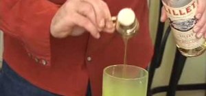 Mix a James Bond Vesper martini cocktail