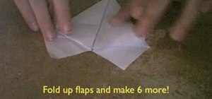 Fold a seven-point star using origami