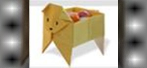 Origami a Japanese dog's box