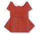 Origami a paper Japanese red one piece dress