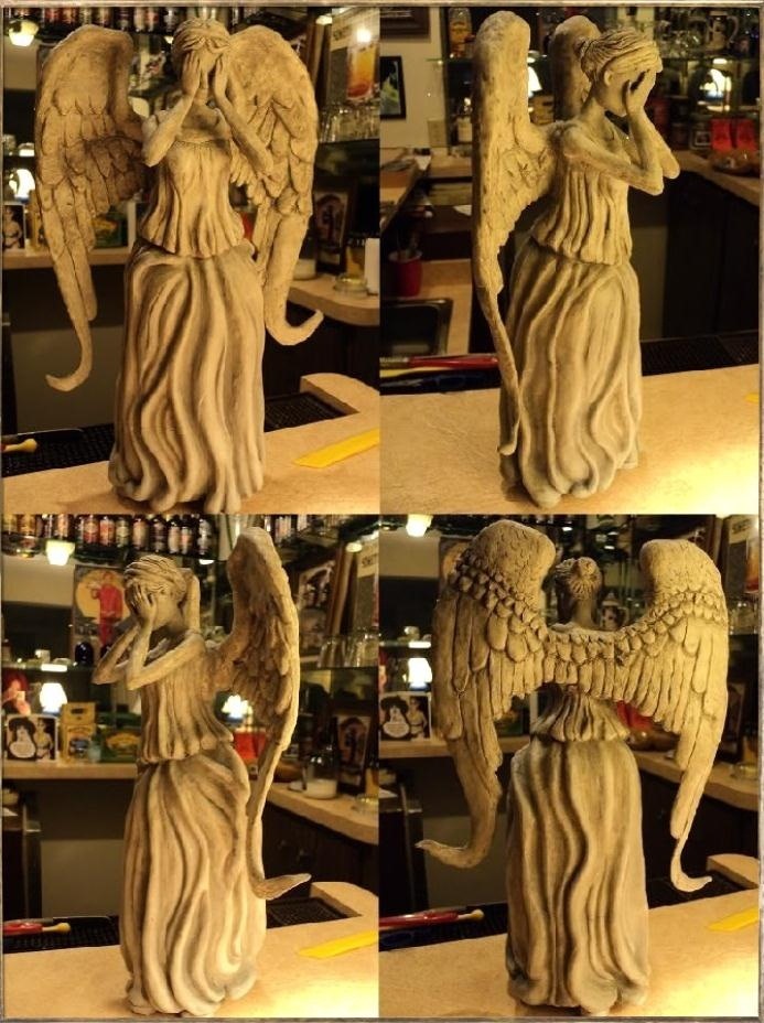 Geekify Your Christmas Tree with This Dr. Who 'Weeping Angel' Tree Topper