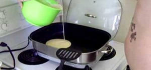 Make flapjack pancakes from scratch
