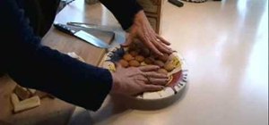 Make a simple no-bake banana brickle bombe cake
