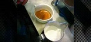 Make a latte milk foam heart for your coffee