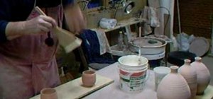 Prepare Raku ceramics for glazing