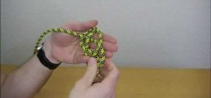Tie a basic lanyard knot