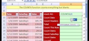 Create formulas with table nomenclature on Excel 2007