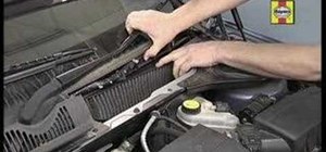 Change car air filters