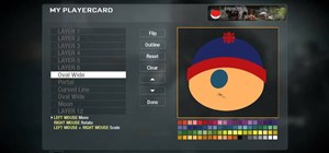 Recreate Stan from South Park as a Call of Duty: Black Ops playercard emblem