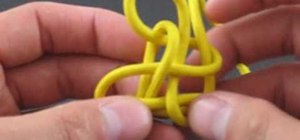 Tie a Chinese Cloverleaf knot