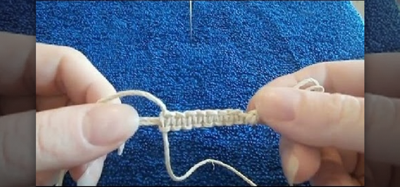 Tie a Square Knot for Hemp Necklaces