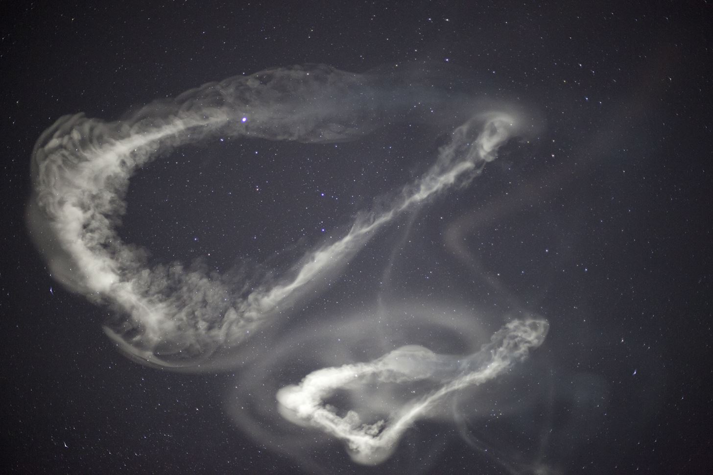 Watch NASA's Tracer Rockets Light Up the Sky with Cloud Trails