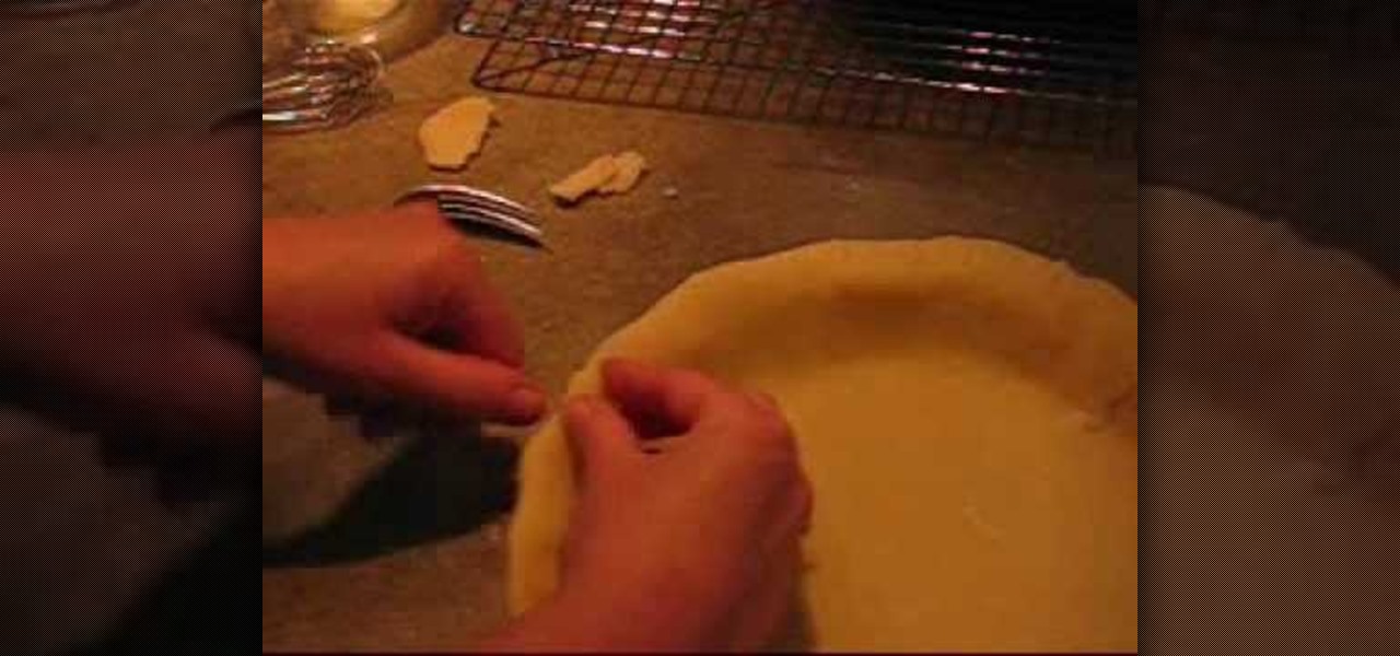 How to Flute the edge of a pie crust « Dessert Recipes ...