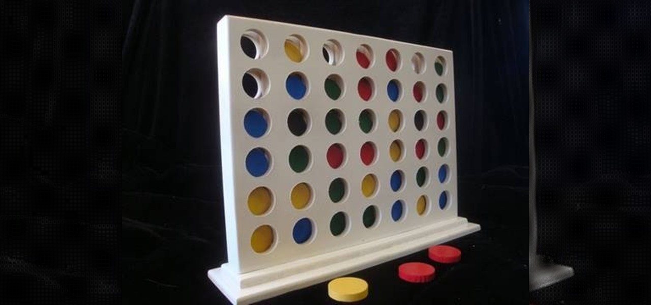 How to Make your very own Connect-Four game with wood 