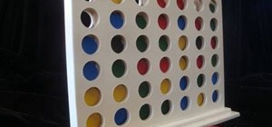 Make your very own Connect-Four game with wood