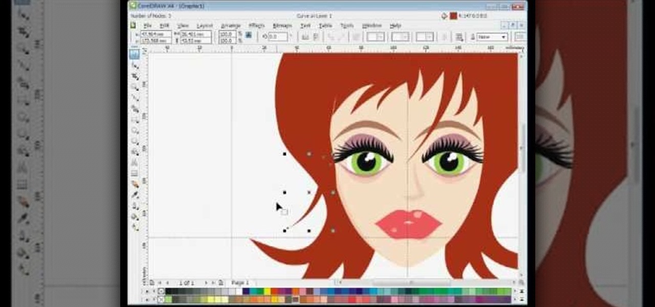 How to Draw a female vector cartoon character in CorelDRAW X4 « Software  Tips :: WonderHowTo