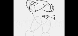 Draw Raphael from Teenage Mutant Ninja Turtles