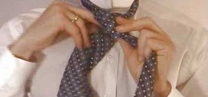 Tie a full windsor knot step-by-step