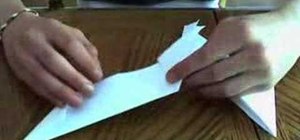 Make a paper shuriken (or ninja star)
