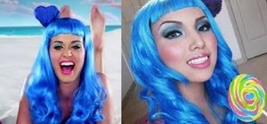 Create Katy Perry's vibrant "California Gurls" makeup look for Halloween