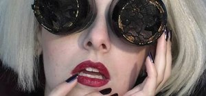 Get Lady Gaga's goth vamp makeup look from "Alejandro"