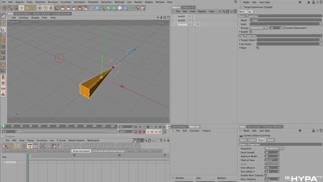 Use Aim parameters in the Cinema 4D Constraint Tag