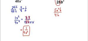 Simplify complex fractions with variables