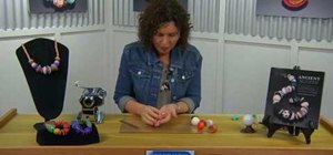 Create marbelized polymer clay beads with Ronna Sarvas Weltman