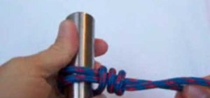 Tie a Girth Hitch/Lark's Foot knot for rock climbing