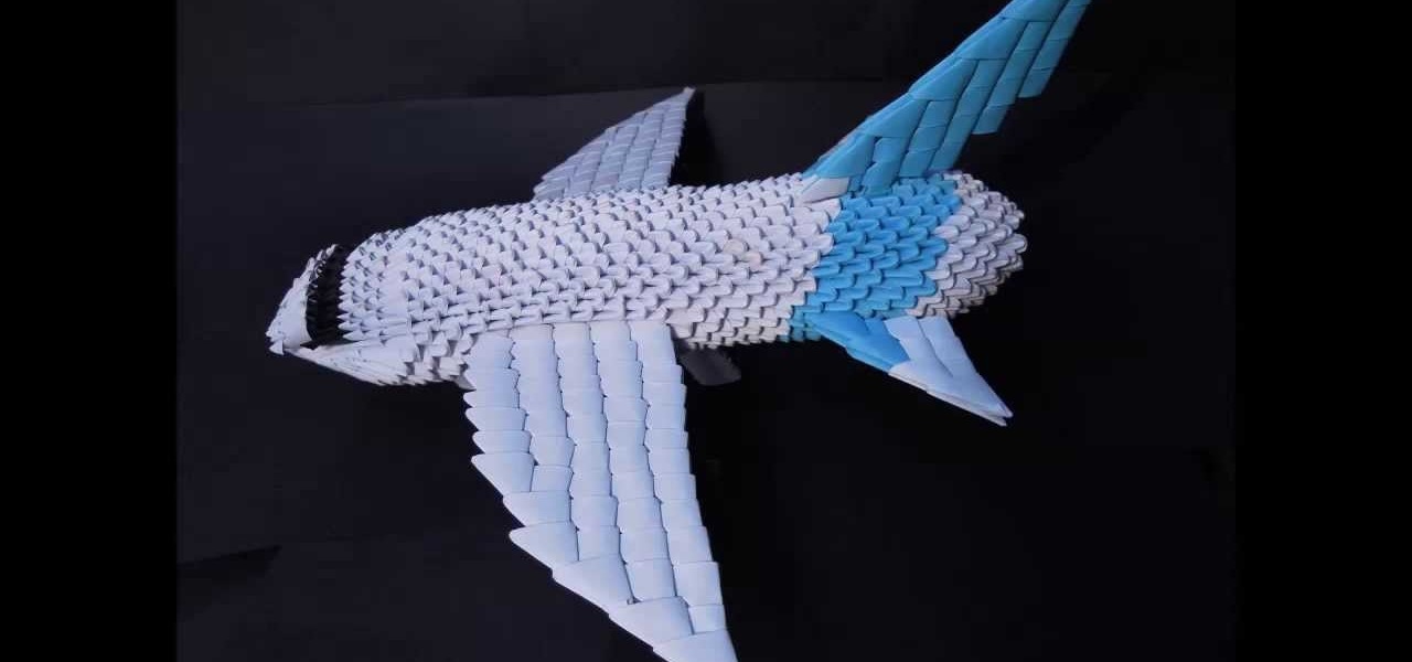 Make 3D Origami Airplane