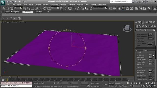 Generate foam with the Dreamscape 3ds Max 2010 plug-in