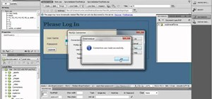 Create a login form with PHP & MySQL in Adobe Dreamweaver CS5