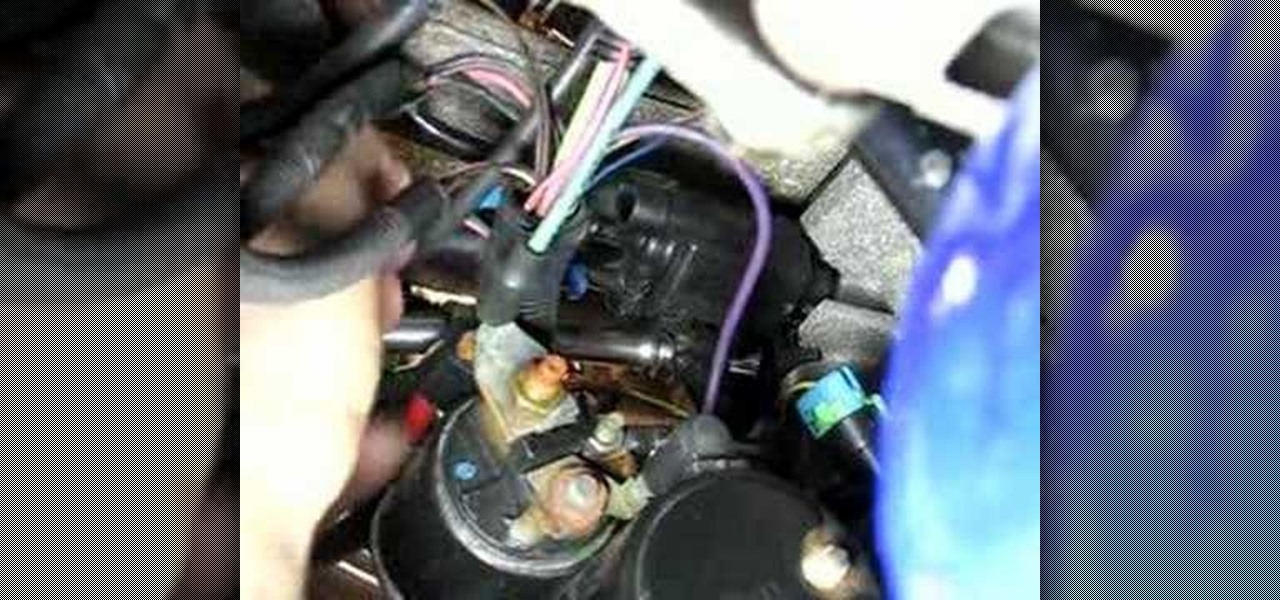 How to Remove the EVAP purge solenoid in a Saturn S-Series ... c6 corvette fuse box harness 