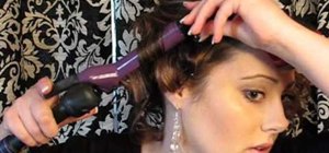 Create soft spiral curls with velcro rollers