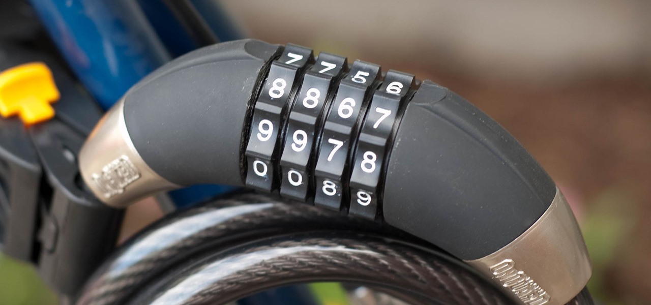 Via VELO Bike Lock Combination Cable Combinationa 10x8.5x10cm Black for sale online 