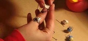 Make cute mini cupcake earrings
