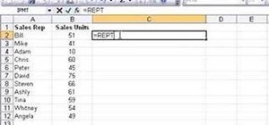 Create a bar chart in Microsoft Excel