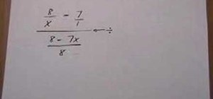 Simplify complex fraction