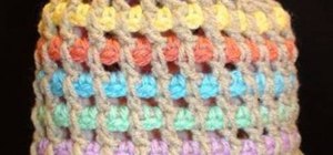 Crochet a left handed streamer hat
