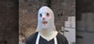 Make a scary Hallowen prank mask out of dough