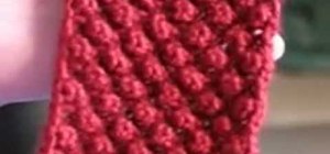 Knit a raspberry stitch