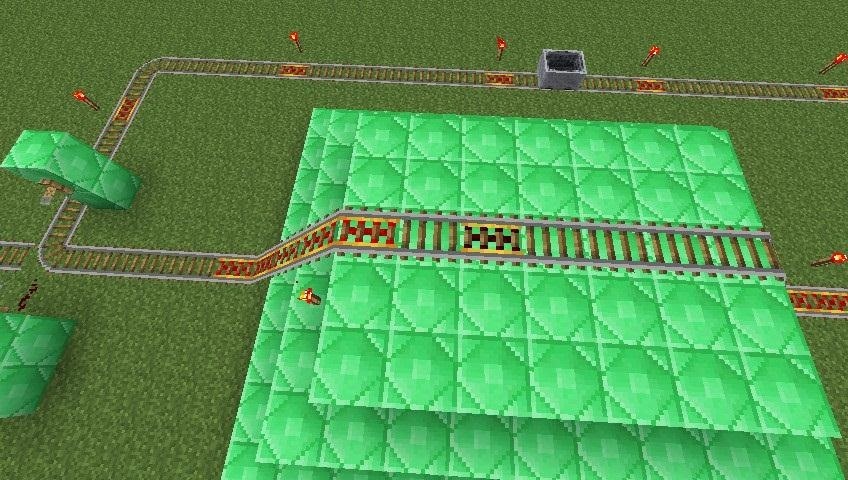 How to Use Tripwires to Easily Make Empty Minecarts Come Back to You